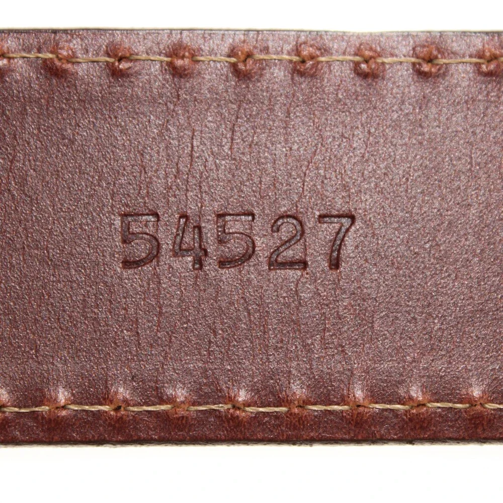 Torino Leather Company NWT Classic Belt Size 38 US in Solid Brown Leather